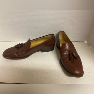 Cole Haan Italian Chestnut Tassel Loafers